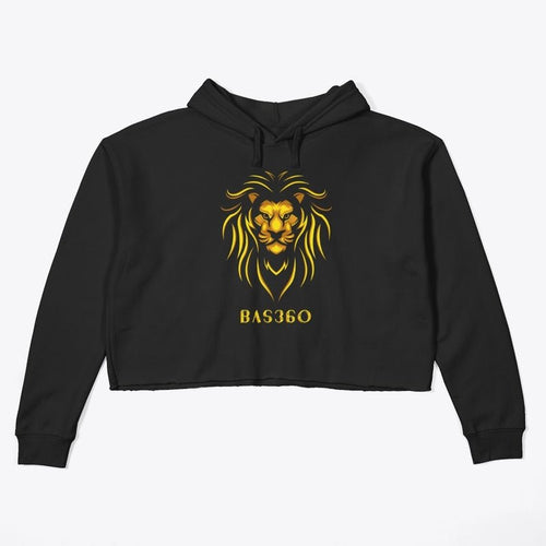 Bas360 (Lion Edition) Women's Crop Hoodie